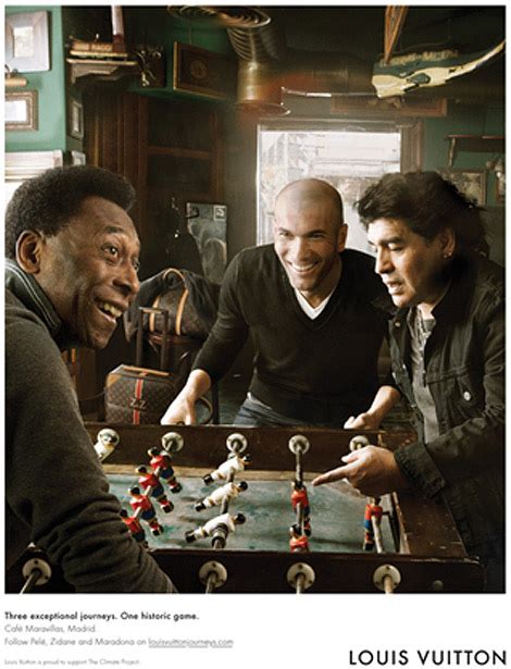 zidane pele maradona louis vuitton|Louis Vuitton launches campaign with Pele, Maradona and Zidane.